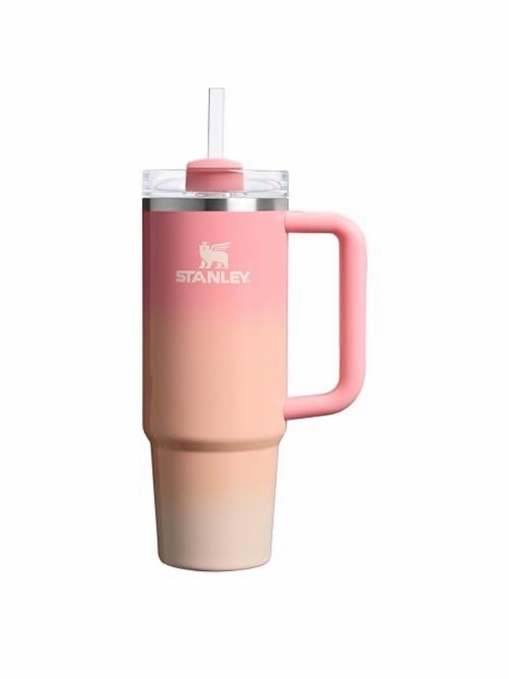 Stanley Pink Mesa Sunset AUTHEN (Limited Edition) Stainless with Handle & Straw.